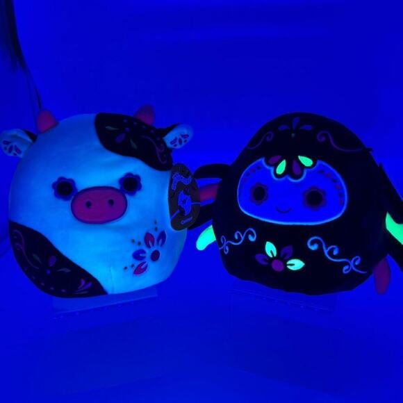 Squishmallows Day of the Dead Connor and Gjemail Set 8'', NWT - Picture 4 of 4